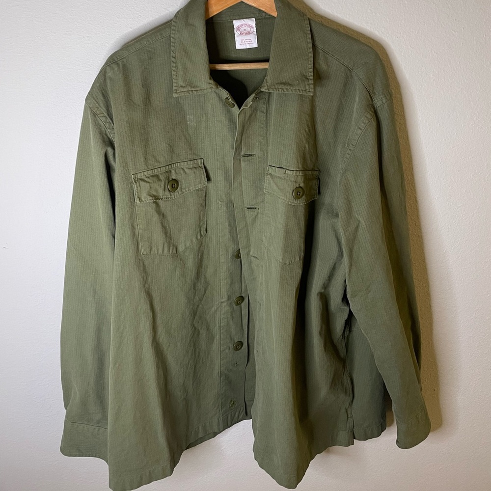 Brooks Brothers XL Stretch Cotton Twill Chore Jacket